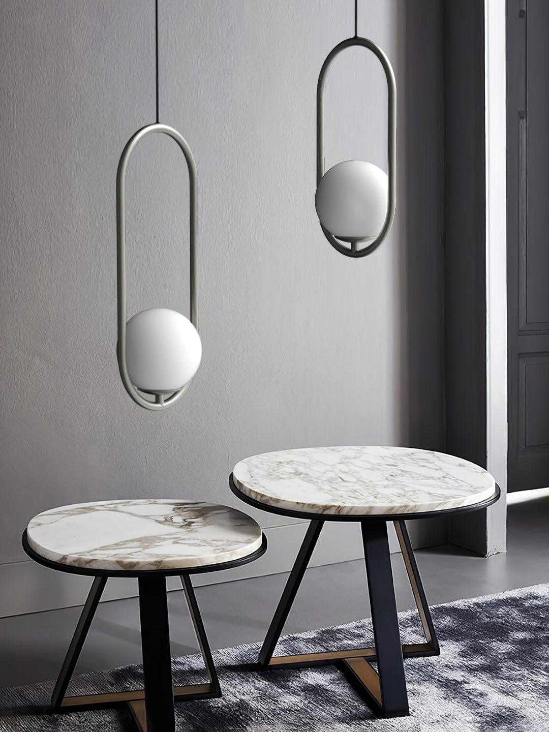 Lustra Lampe Pendante Anneau Moderne en Laiton - Neutralighting