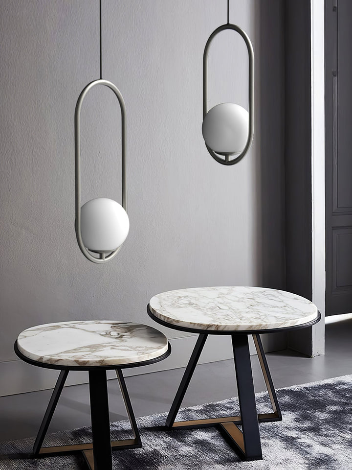 Lustra Lampe Pendante Anneau Moderne en Laiton - Neutralighting