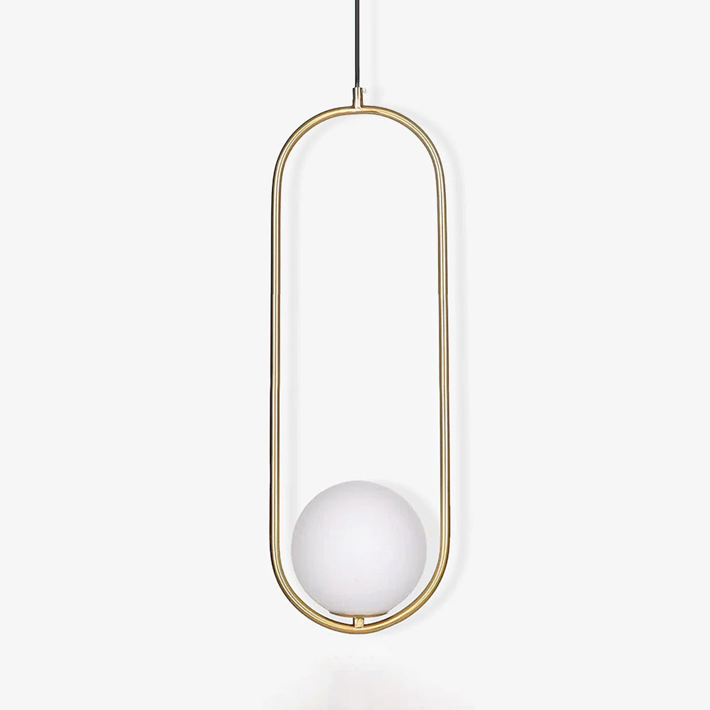 Lustra Lampe Pendante Anneau Moderne en Laiton - Neutralighting