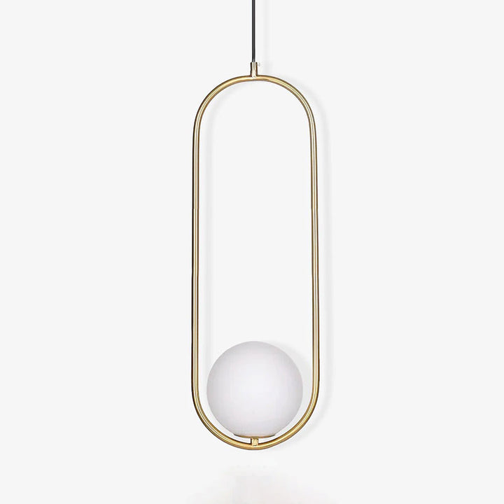Lustra Lampe Pendante Anneau Moderne en Laiton - Neutralighting