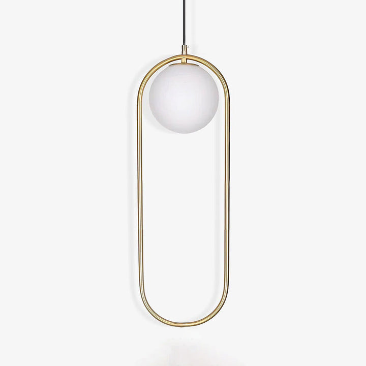 Lustra Lampe Pendante Anneau Moderne en Laiton - Neutralighting