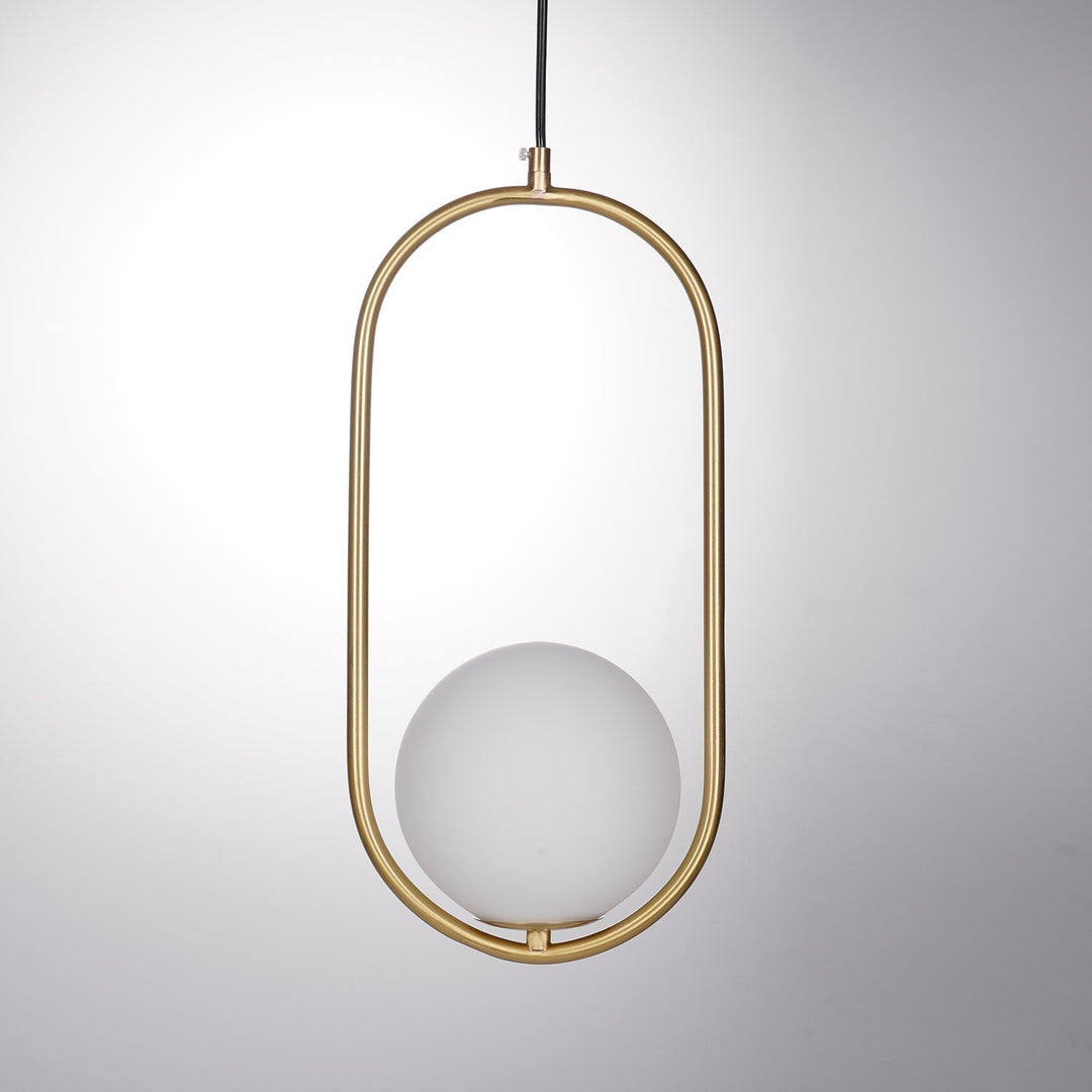 Lustra Lampe Pendante Anneau Moderne en Laiton - Neutralighting
