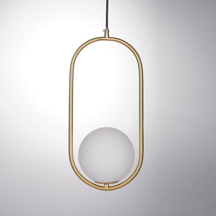 Lustra Lampe Pendante Anneau Moderne en Laiton - Neutralighting