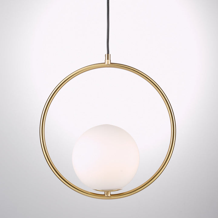 Lustra Lampe Pendante Anneau Moderne en Laiton - Neutralighting