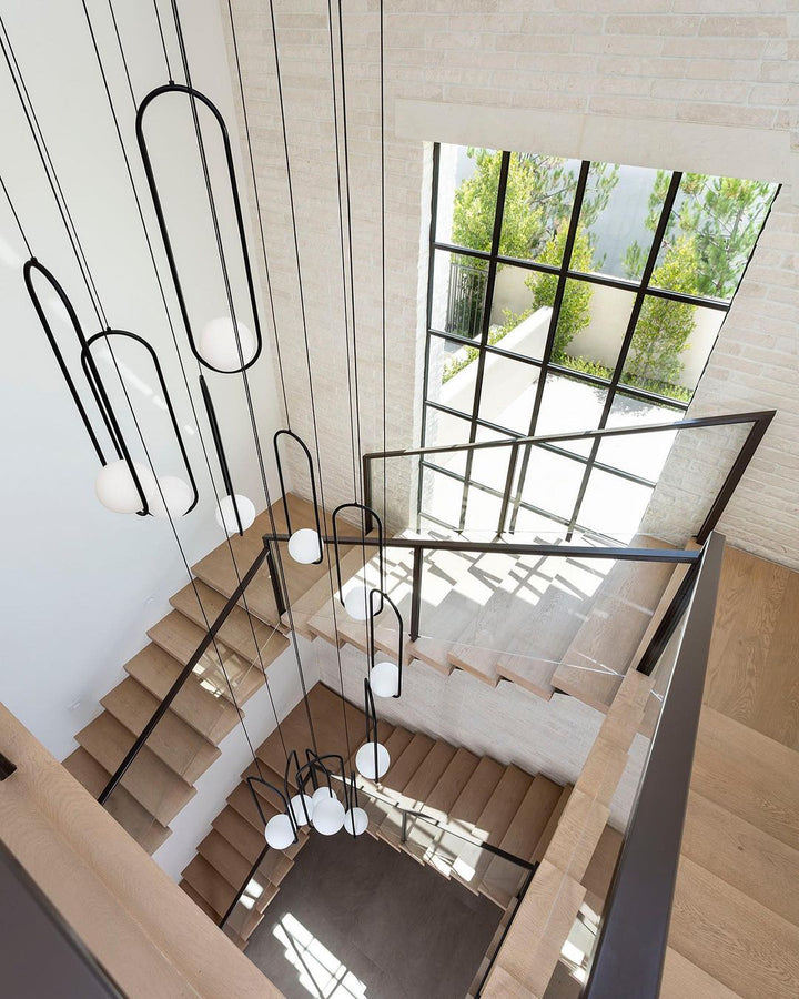 Lustra Lampe Pendante Anneau Moderne en Laiton - Neutralighting