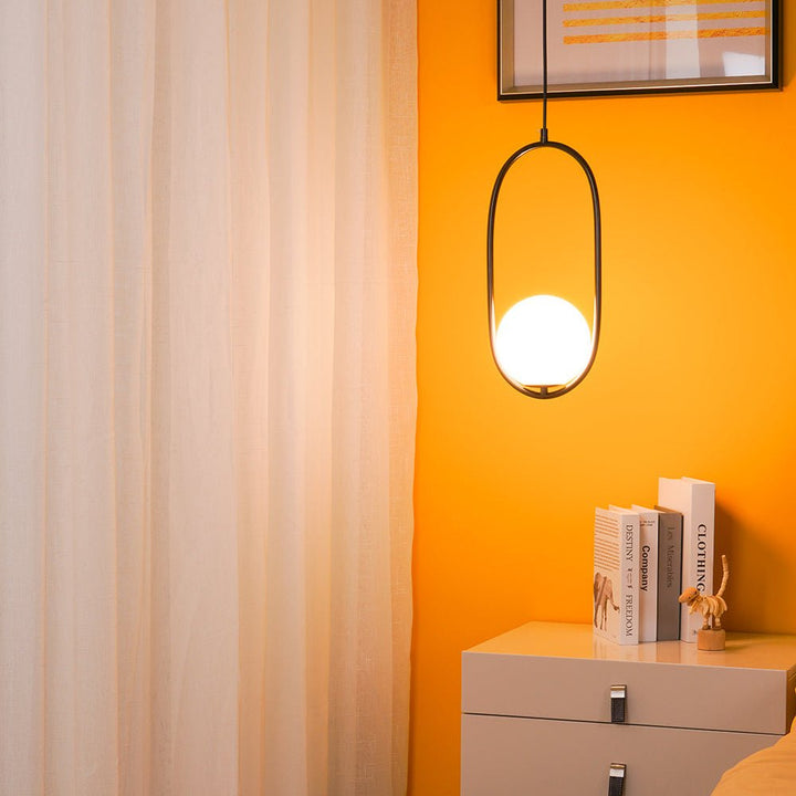 Lustra Lampe Pendante Anneau Moderne en Laiton - Neutralighting