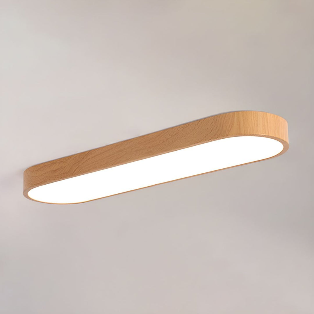 Eliriel Lampe Plafonnier Ronde Minimaliste en Bois - Neutralighting