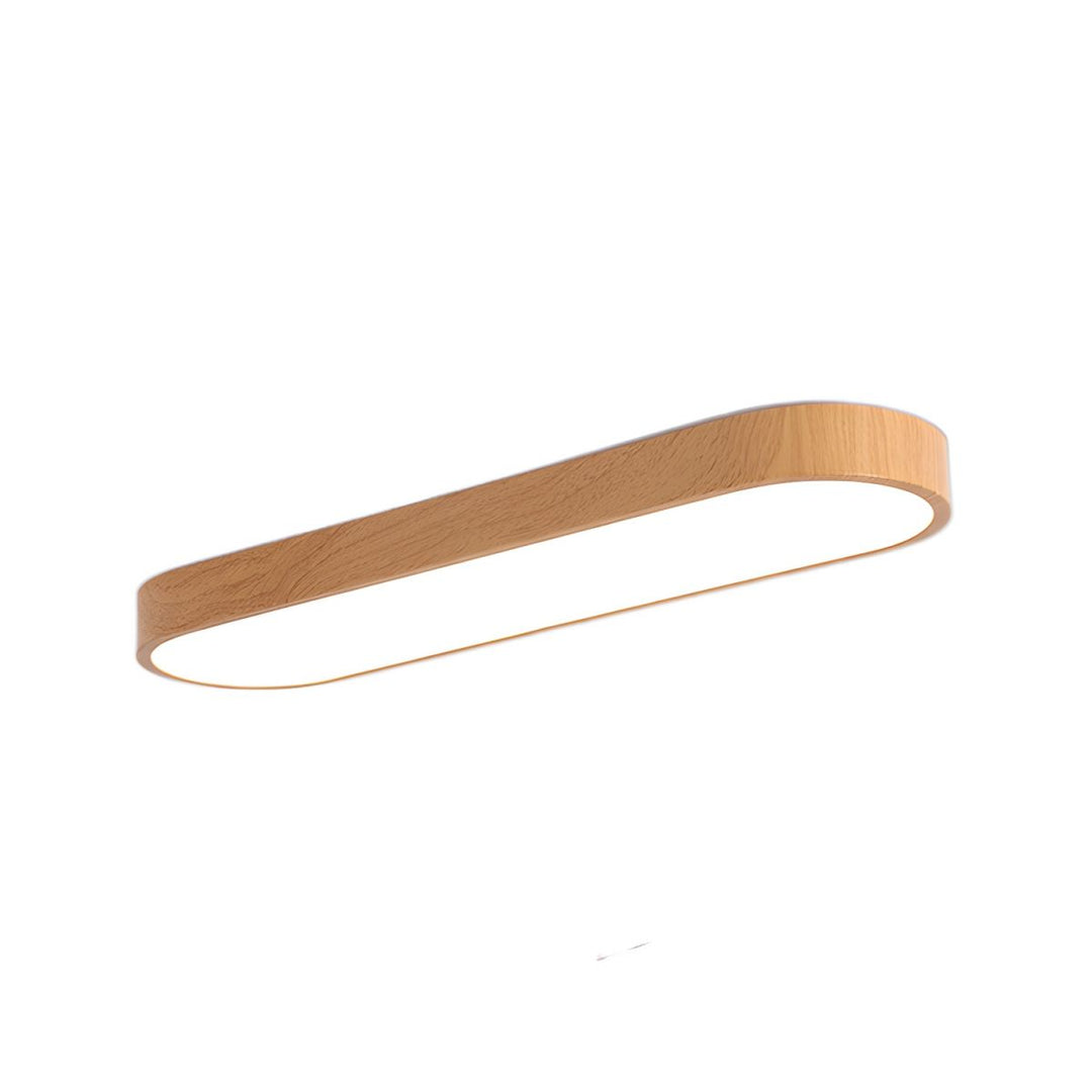 Eliriel Lampe Plafonnier Ronde Minimaliste en Bois - Neutralighting
