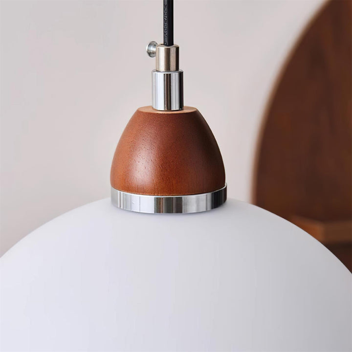 Milagro Suspension Lampe Dôme Accent en Bois Minimaliste - Neutralighting