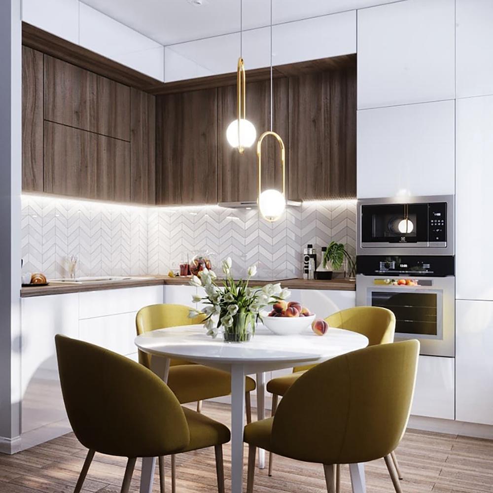 Lustra Lampe Pendante Anneau Moderne en Laiton - Neutralighting
