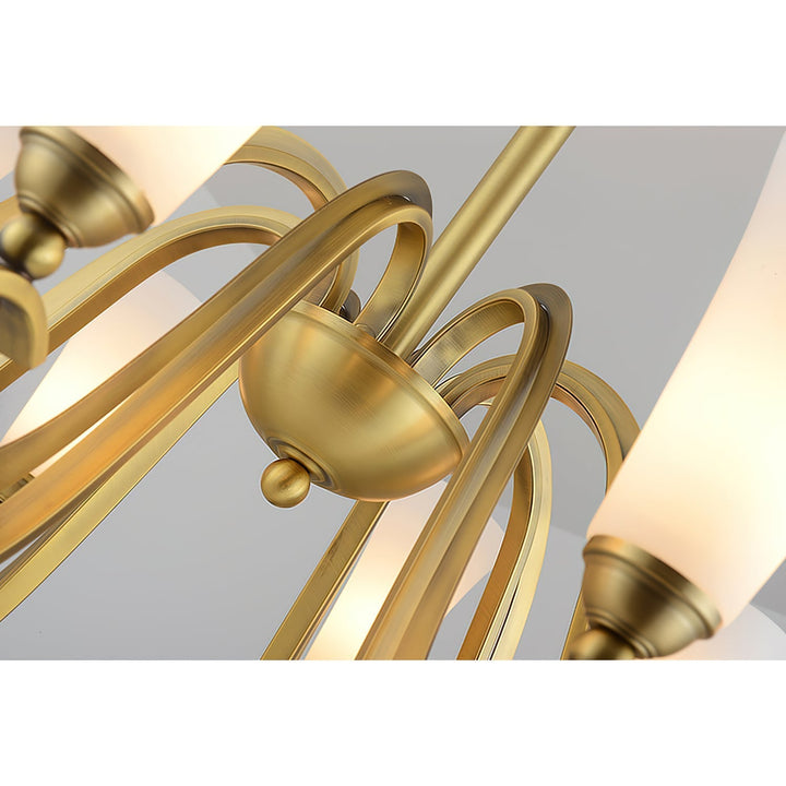 Ilsolen Lustre Laiton Verre Luxe Postmoderne - Neutralighting