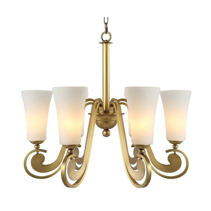 Ilsolen Lustre Laiton Verre Luxe Postmoderne - Neutralighting