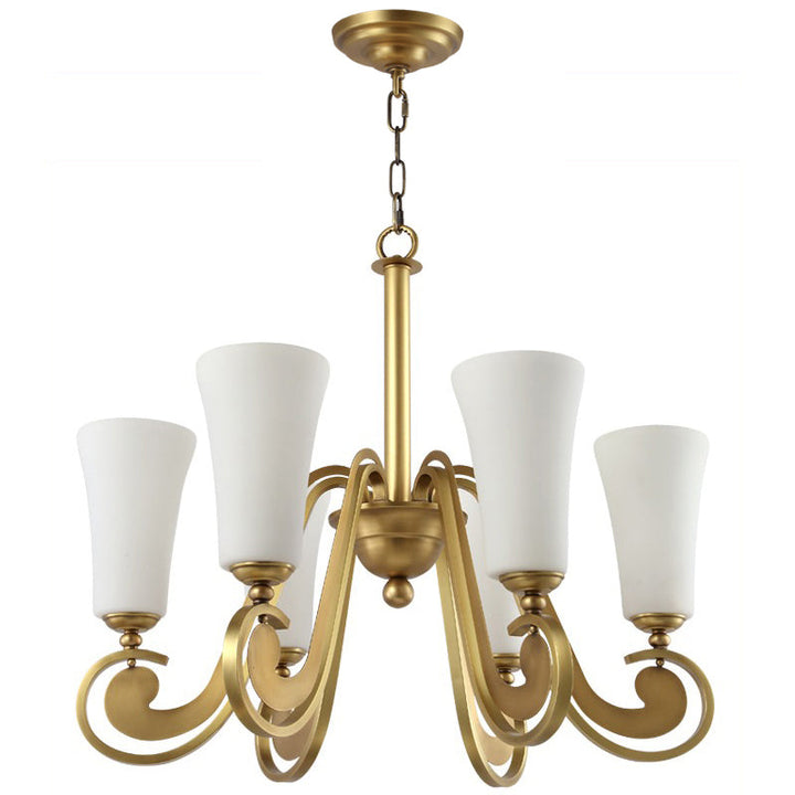 Ilsolen Lustre Laiton Verre Luxe Postmoderne - Neutralighting
