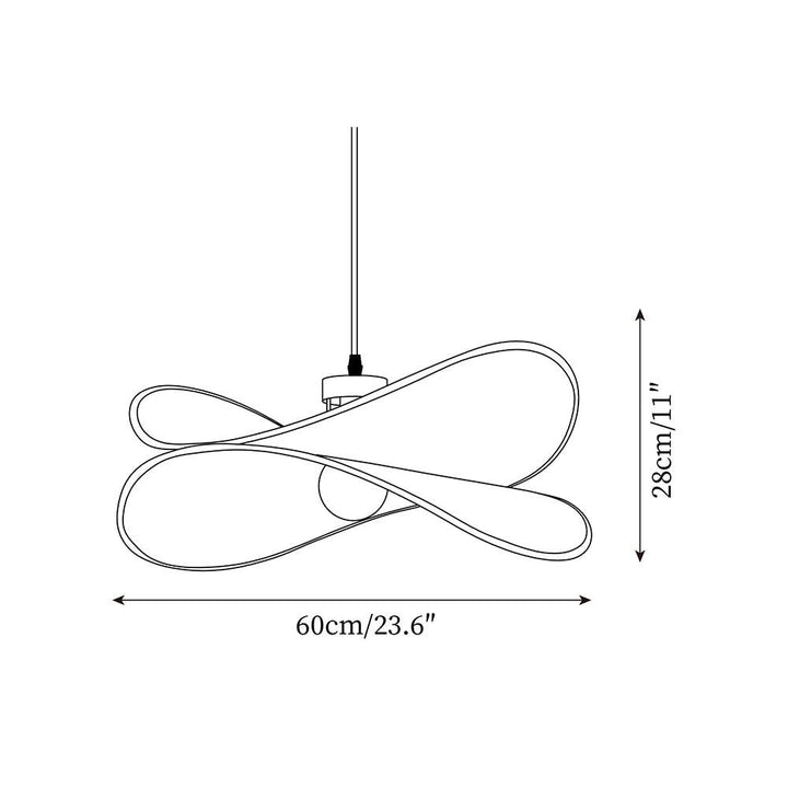 Miley Lampe Pendante Courbée Organique Minimaliste - Neutralighting