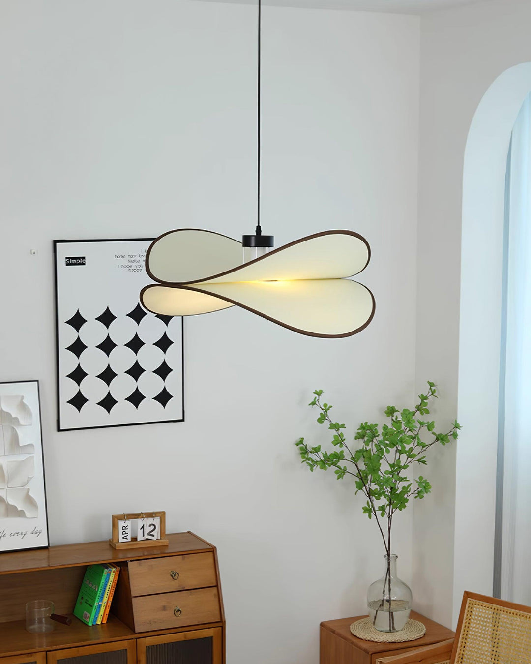 Miley Lampe Pendante Courbée Organique Minimaliste - Neutralighting