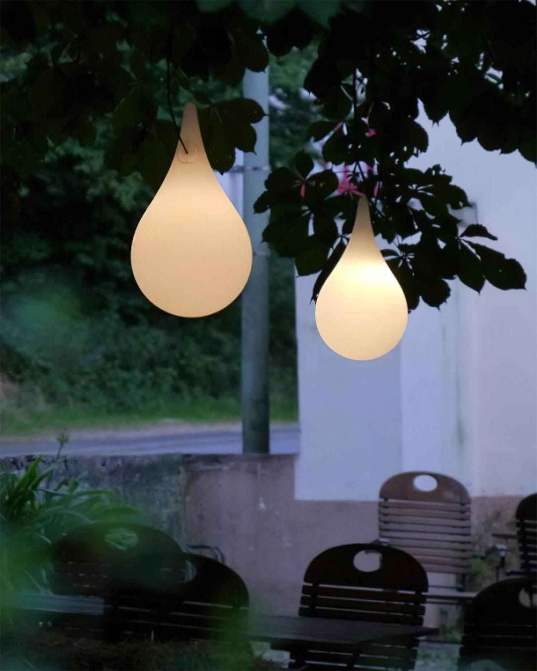 Milk Suspension Extérieure Lampe Goutte Acrylique Goutte d&