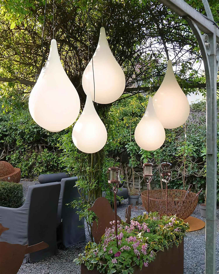 Milk Suspension Extérieure Lampe Goutte Acrylique Goutte d&