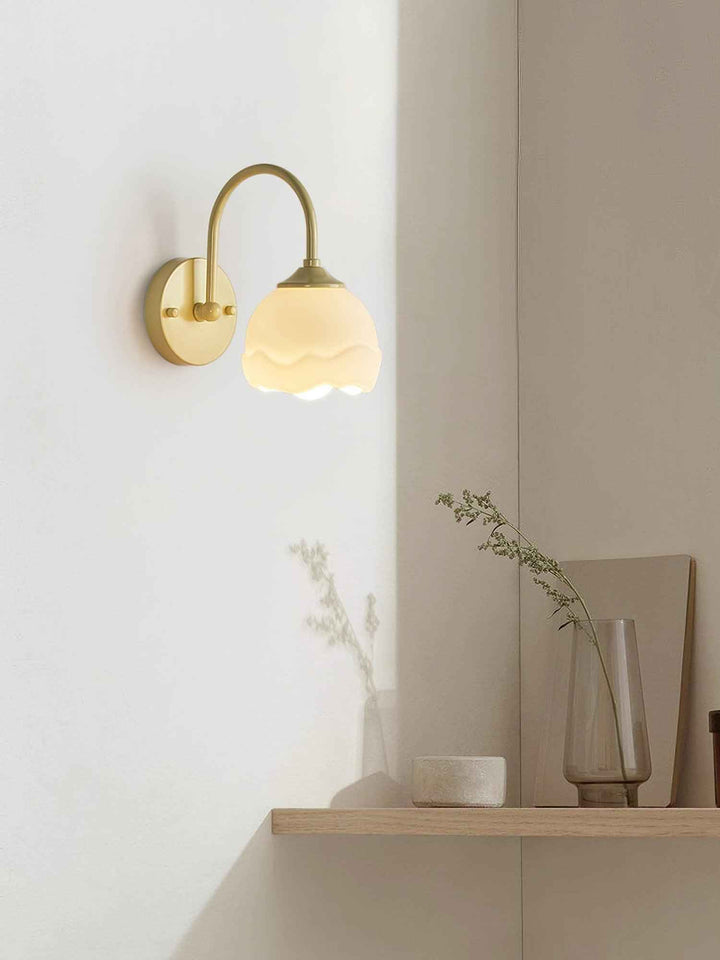 Ellace Verre 15cm Beige LED
