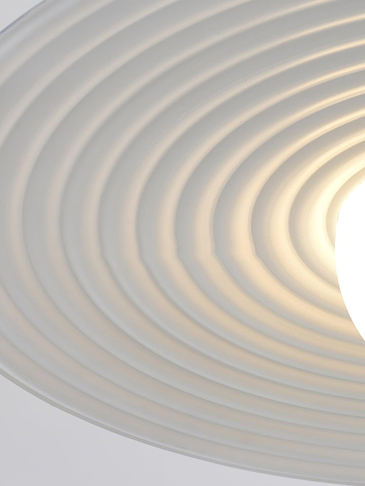 Lustra Suspension en Plaque LED PE Blanche et Noire - Neutralighting