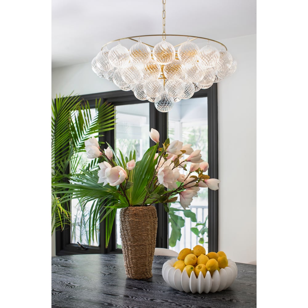 Aurora Chandelier en Verre Globe Élégant - Neutralighting