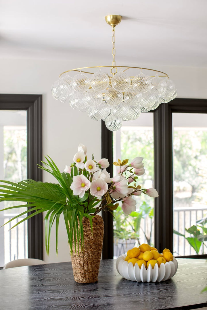 Aurora Chandelier en Verre Globe Élégant - Neutralighting
