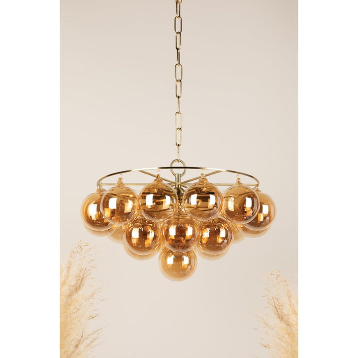 Aurora Chandelier en Verre Globe Élégant - Neutralighting