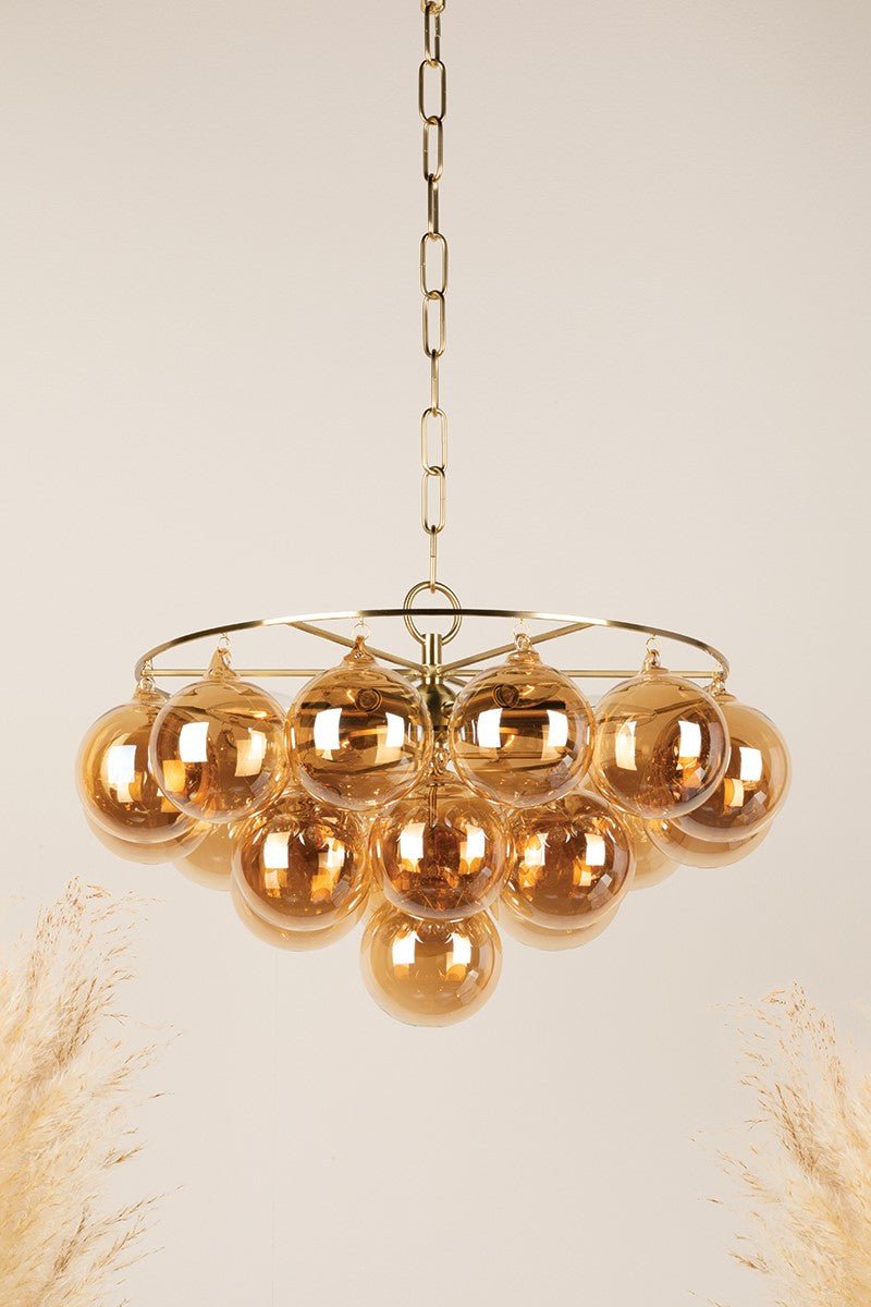 Aurora Chandelier en Verre Globe Élégant - Neutralighting