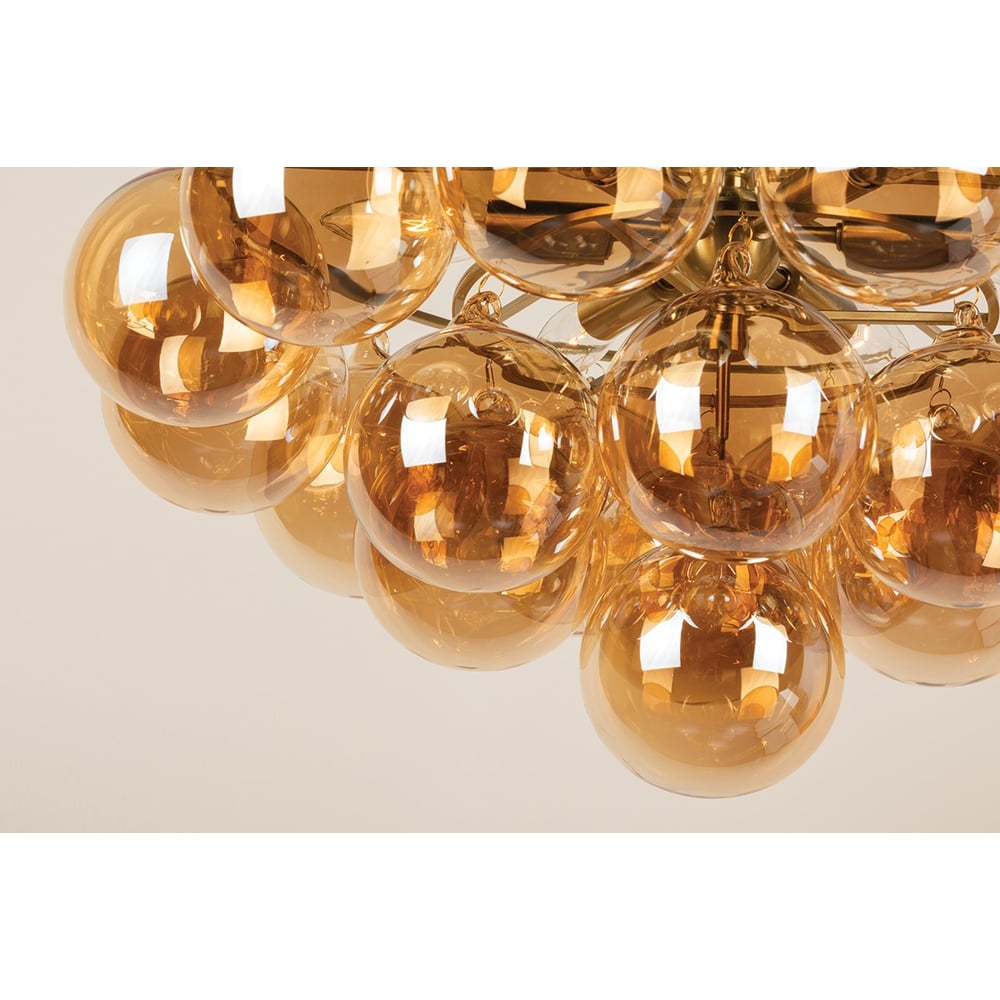 Aurora Chandelier en Verre Globe Élégant - Neutralighting