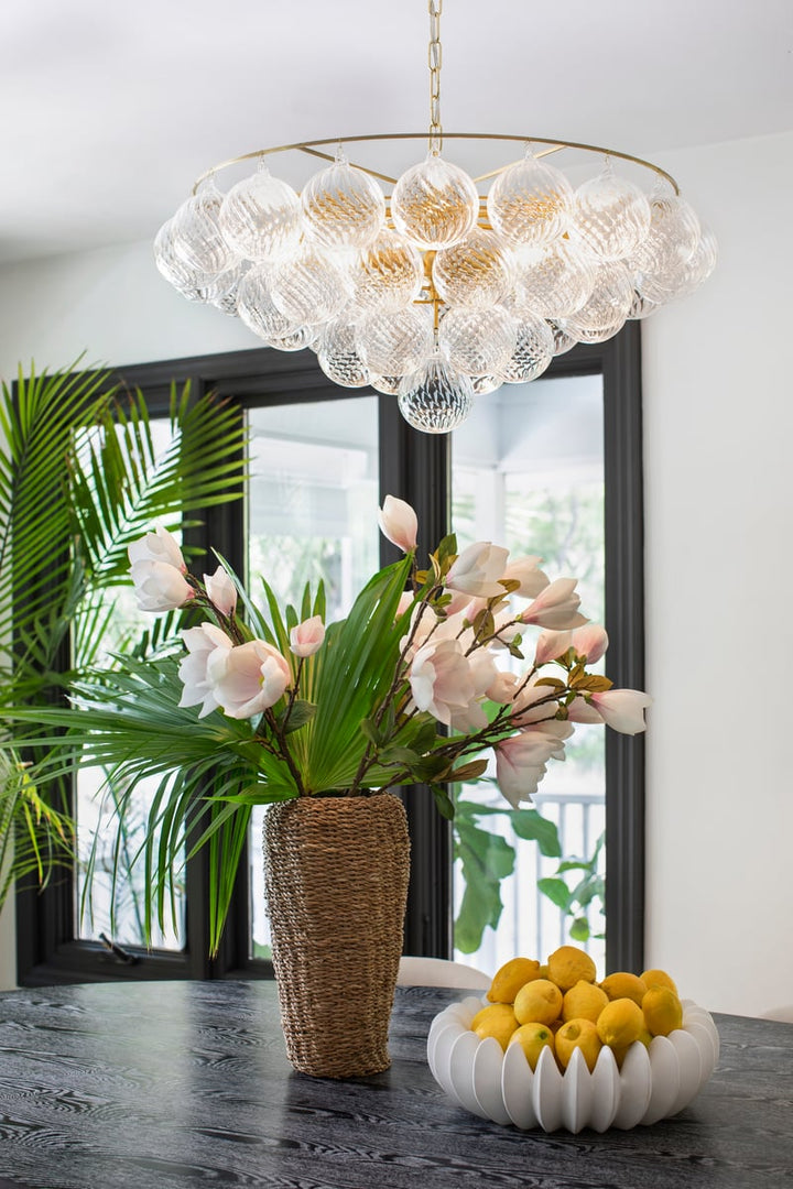 Aurora Chandelier en Verre Globe Élégant - Neutralighting