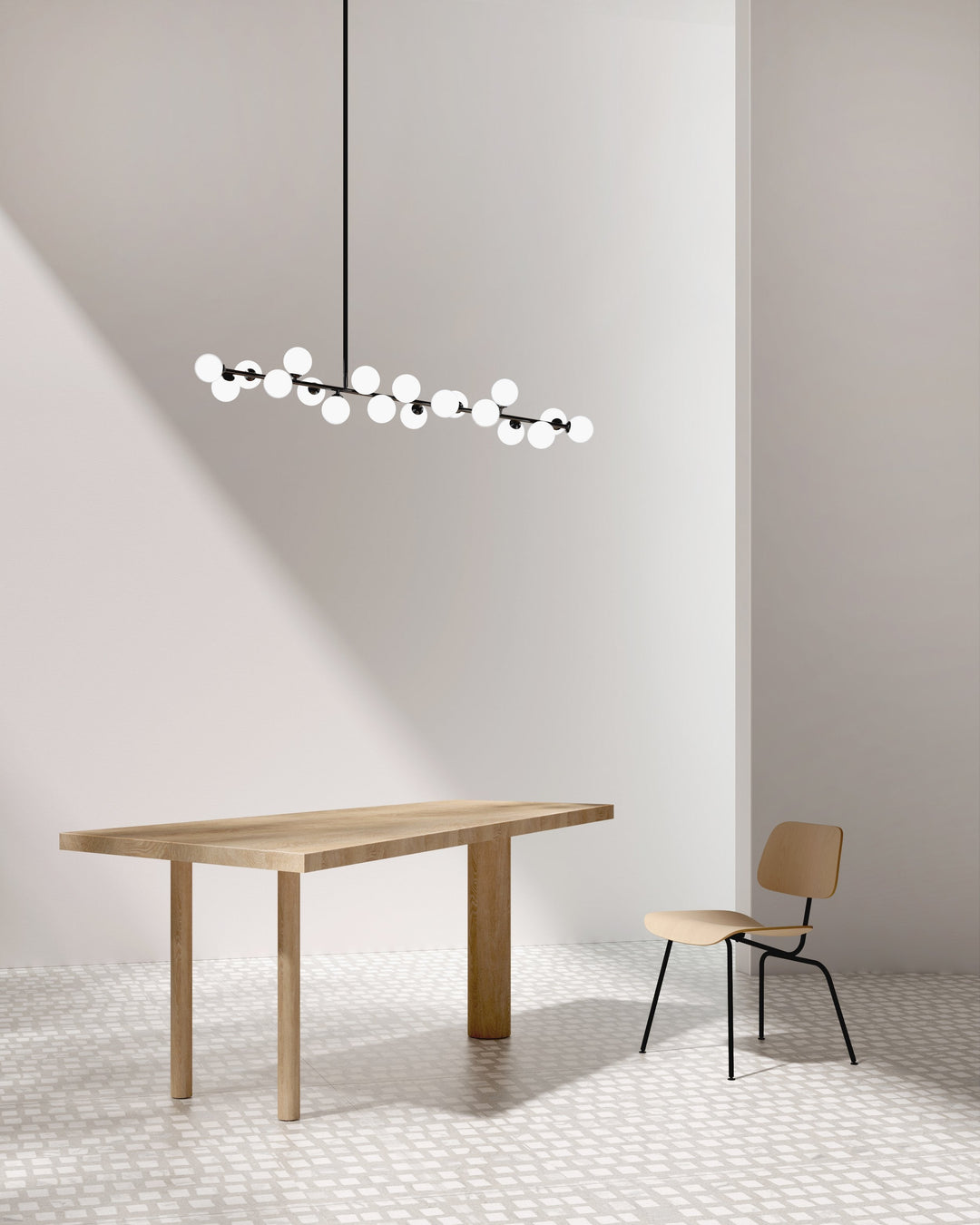 Eshair Lustre Laiton Verre Minimaliste Moderne - Neutralighting