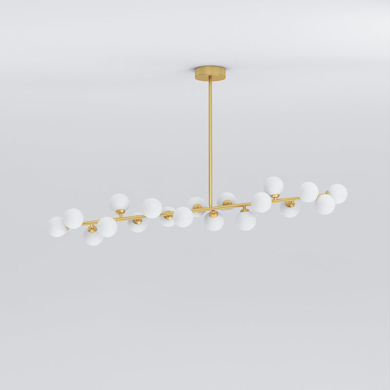 Eshair Lustre Laiton Verre Minimaliste Moderne - Neutralighting