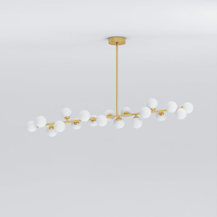 Eshair Lustre Laiton Verre Minimaliste Moderne - Neutralighting