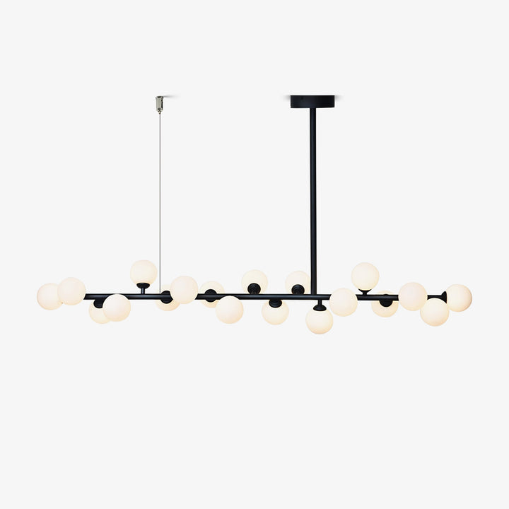 Lumiray Suspension Linéaire Noire Globe - Neutralighting
