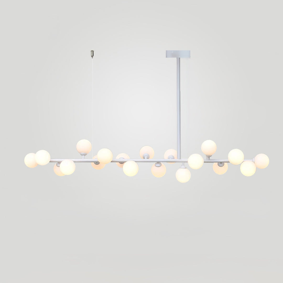Lumiray Suspension Linéaire Noire Globe - Neutralighting