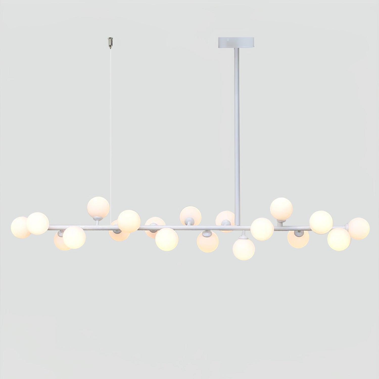 Lumiray Suspension Linéaire Noire Globe - Neutralighting