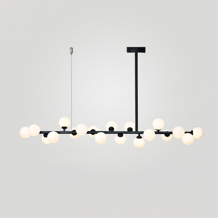 Lumiray Suspension Linéaire Noire Globe - Neutralighting