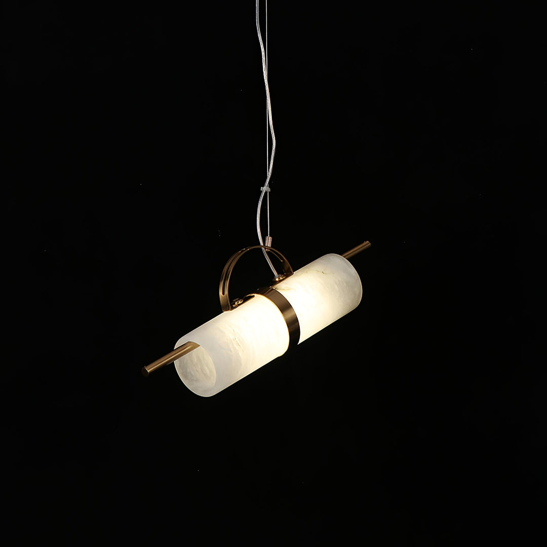 Atheor Suspension Cylindrique Albâtre Minimaliste - Neutralighting