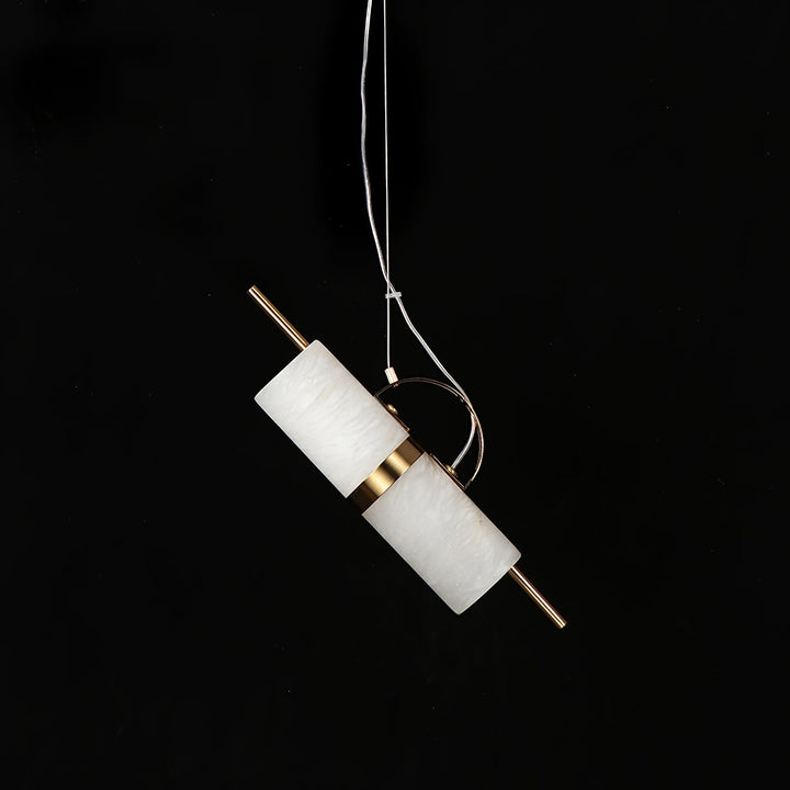 Atheor Suspension Cylindrique Albâtre Minimaliste - Neutralighting