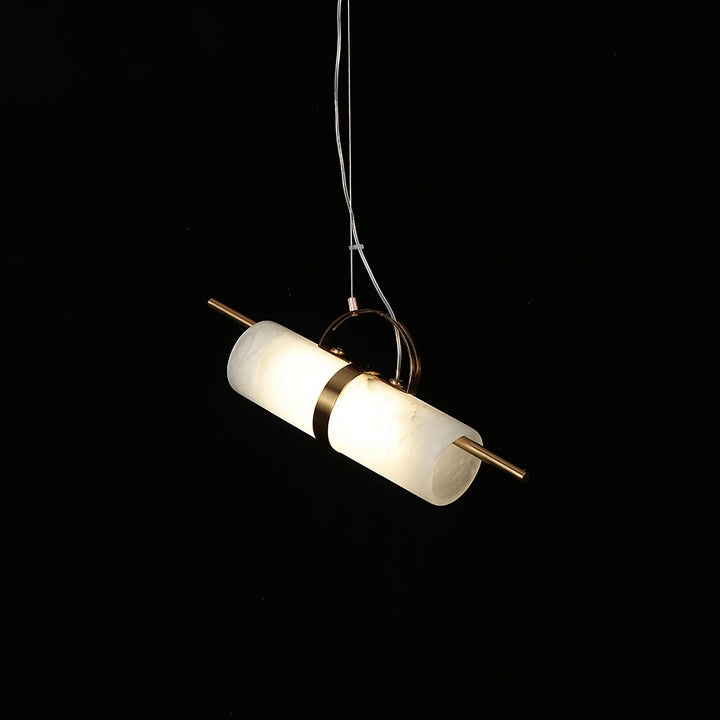 Atheor Suspension Cylindrique Albâtre Minimaliste - Neutralighting