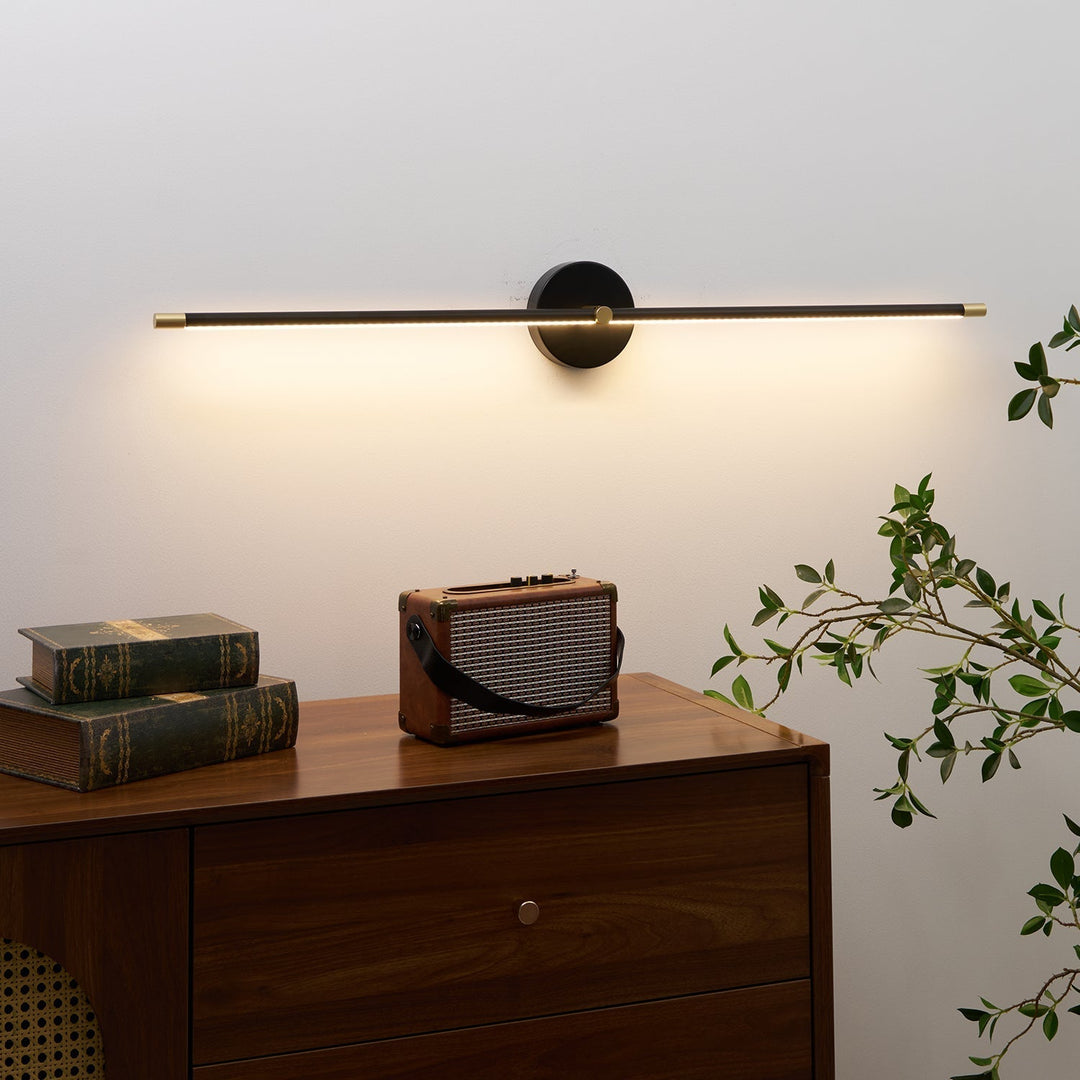 Applique Murale Minimaliste Linéaire Tige Double Accent Moderne Style - Neutralighting