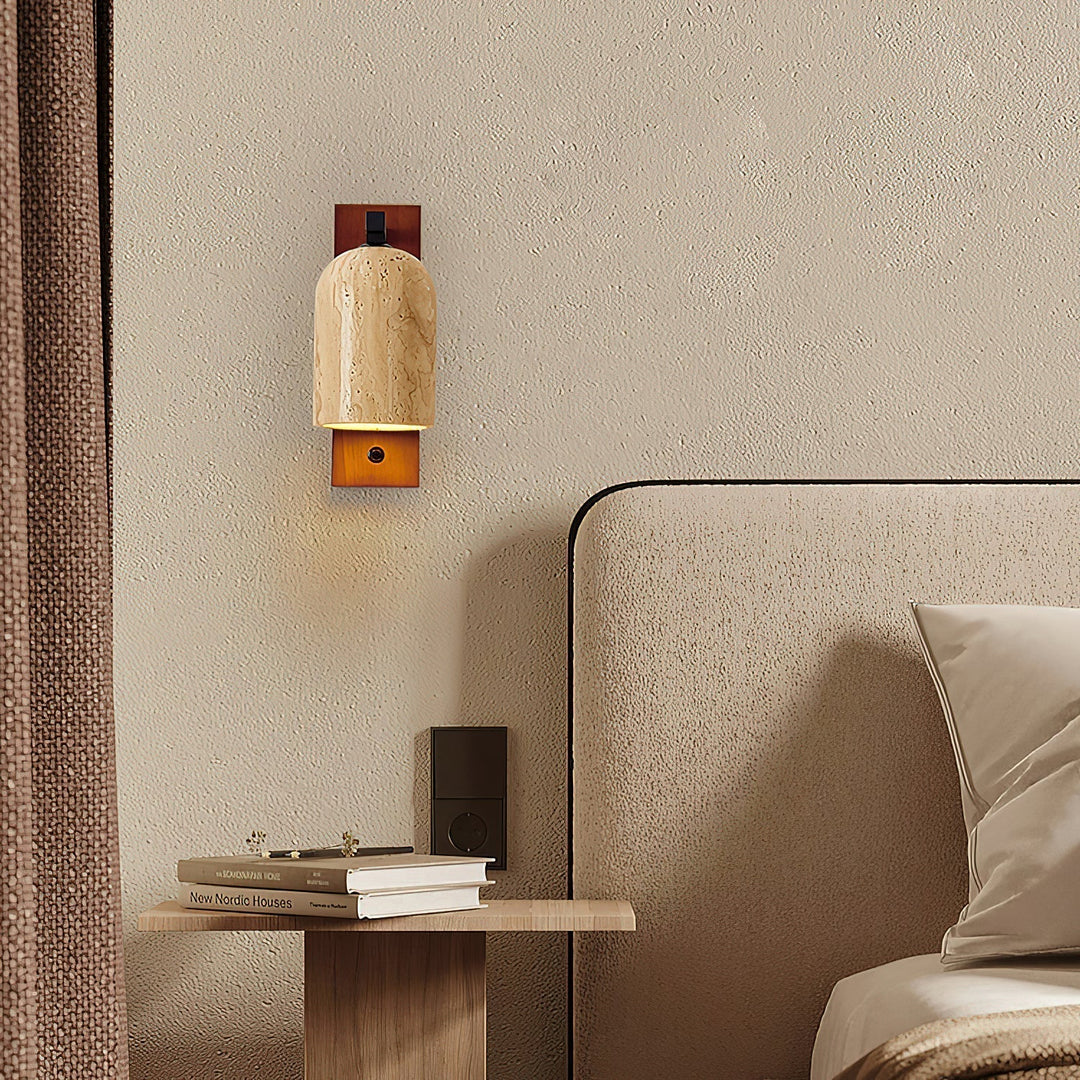 Cevenia Applique Murale Art Classique Naturel Travertin - Neutralighting