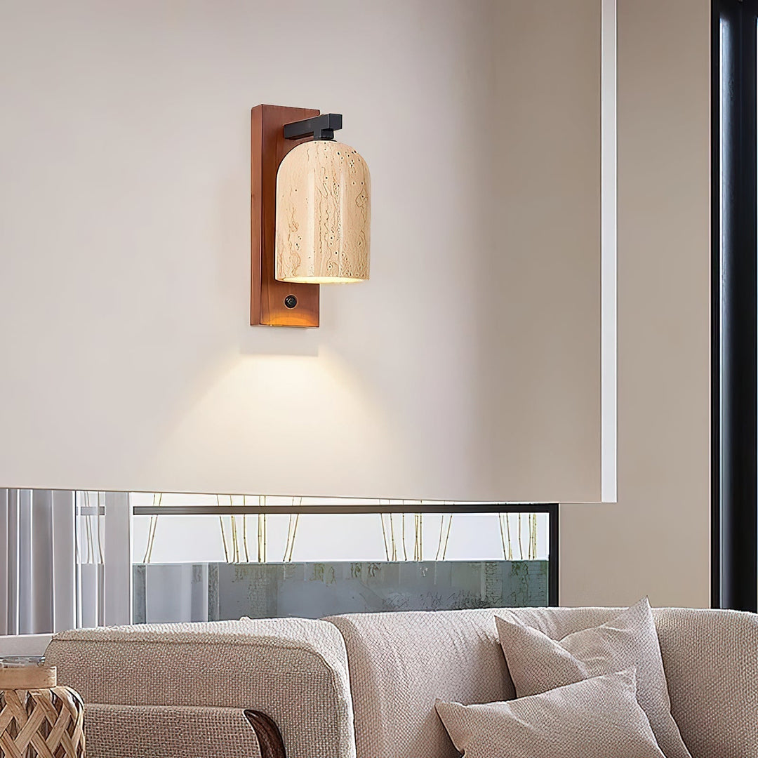 Cevenia Applique Murale Art Classique Naturel Travertin - Neutralighting