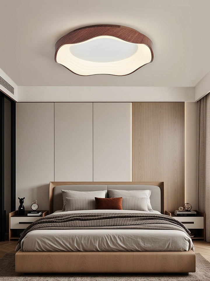 Esolarae Plafonnier en Plastique Art Nordique Vague - Neutralighting