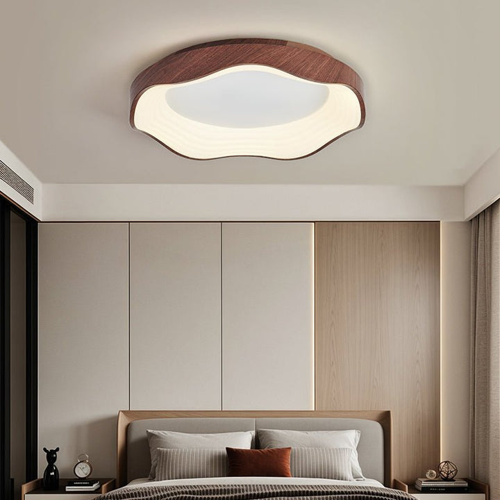 Esolarae Plafonnier en Plastique Art Nordique Vague - Neutralighting