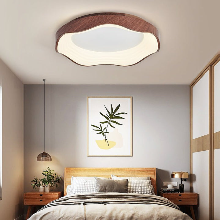 Esolarae Plafonnier en Plastique Art Nordique Vague - Neutralighting