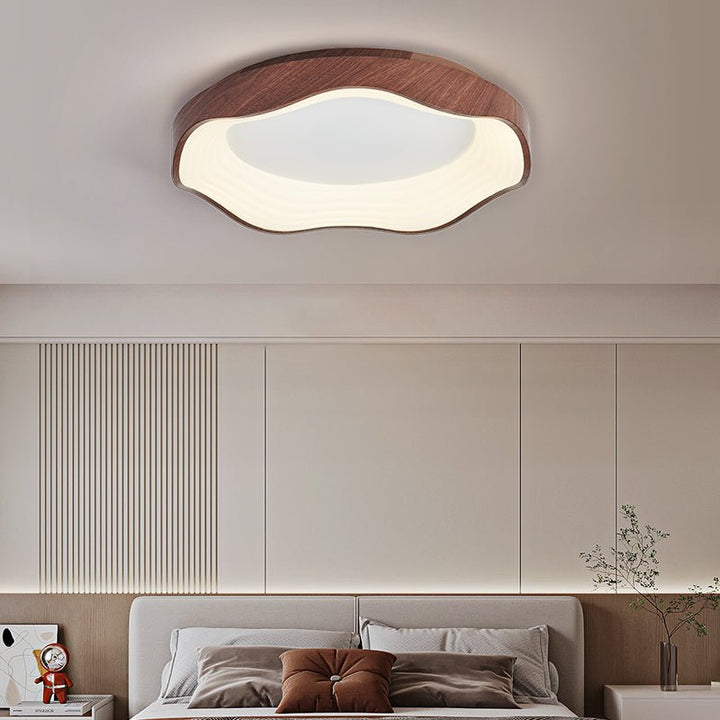 Esolarae Plafonnier en Plastique Art Nordique Vague - Neutralighting