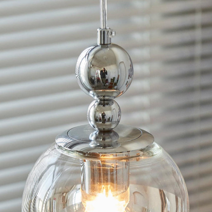 Zanorir Moderne Minimaliste Art Miroir Boule Verre Suspension Lumière - Neutralighting