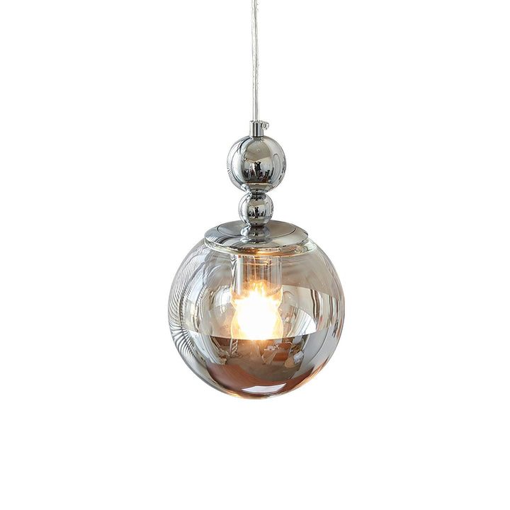 Zanorir Moderne Minimaliste Art Miroir Boule Verre Suspension Lumière - Neutralighting