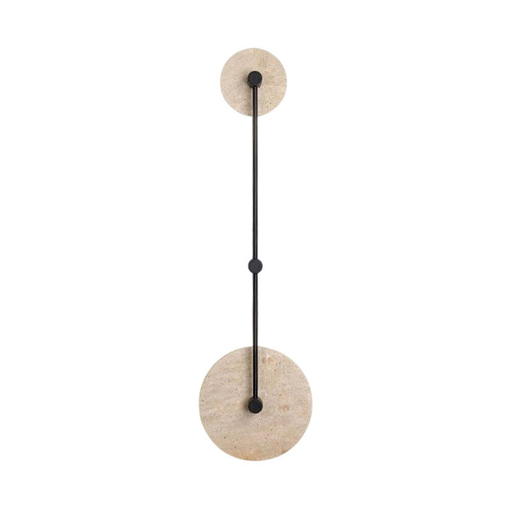 Ilvara Applique Murale Minimaliste Moderne Beige Travertin - Neutralighting
