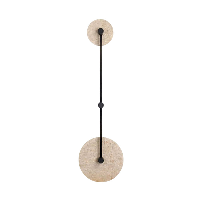 Ilvara Applique Murale Minimaliste Moderne Beige Travertin - Neutralighting